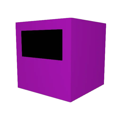 42basketball Minecraft avatar head, 3D render