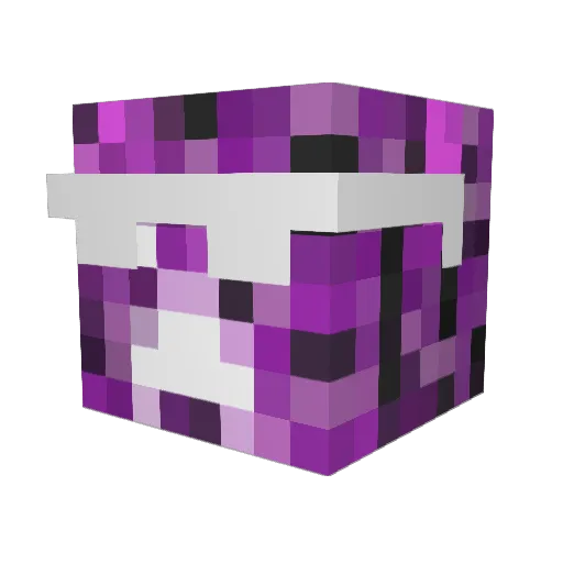 42cm Minecraft avatar head, 3D render