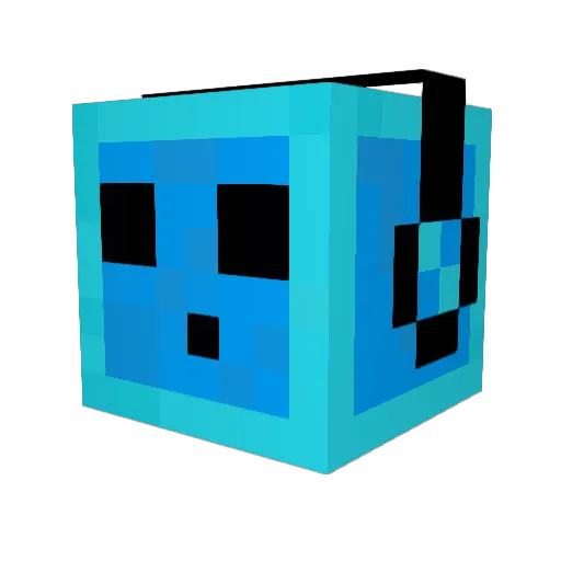 42ndFire Minecraft avatar head, 3D render