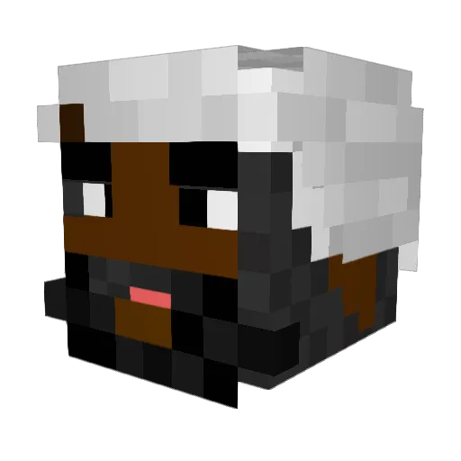 42o6g Minecraft avatar head, 3D render