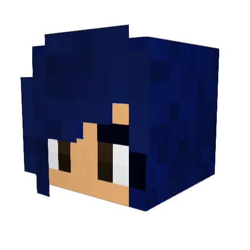 42oWitch Minecraft avatar head, 3D render