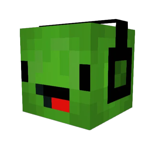 4321apollo Minecraft avatar head, 3D render