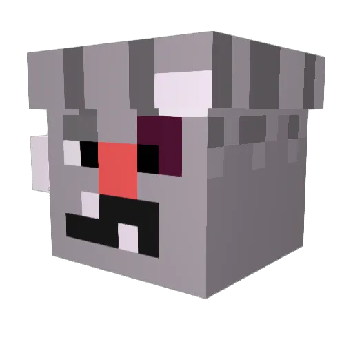 43c1dee Minecraft avatar head, 3D render