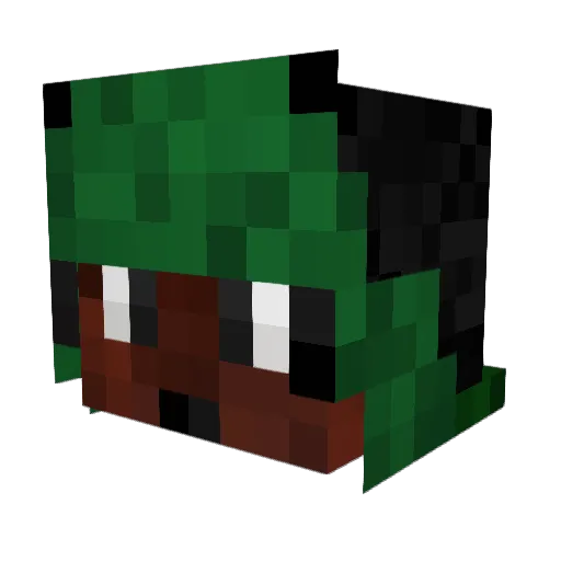 44_pablo Minecraft avatar head, 3D render