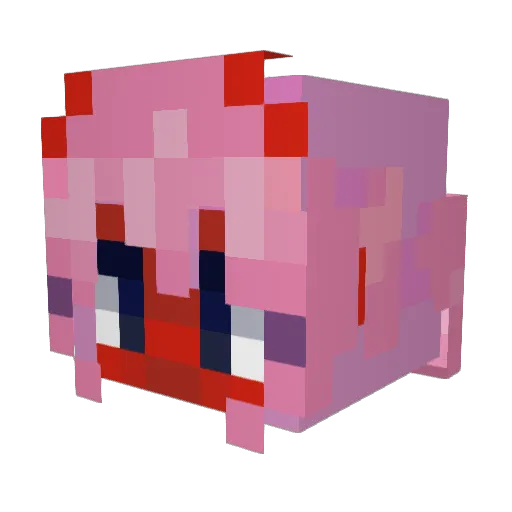 44insects Minecraft avatar head, 3D render