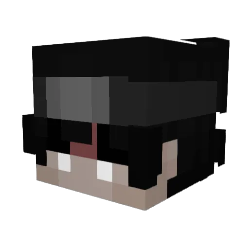 44latt Minecraft avatar head, 3D render