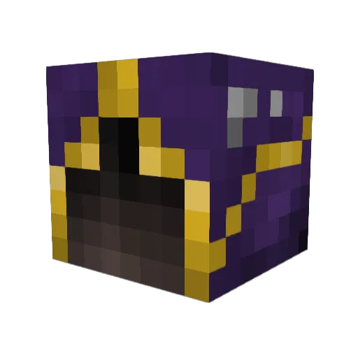 45_ADW Minecraft avatar head, 3D render