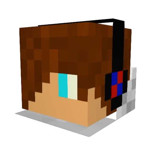 45connor45 Minecraft avatar head, 3D render