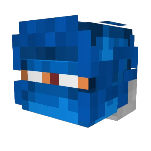465950 Minecraft avatar head, 3D render