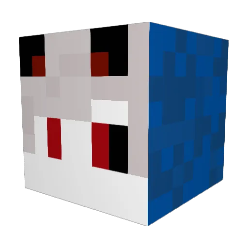 468chris864 Minecraft avatar head, 3D render