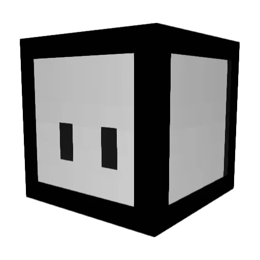 47949 Minecraft avatar head, 3D render