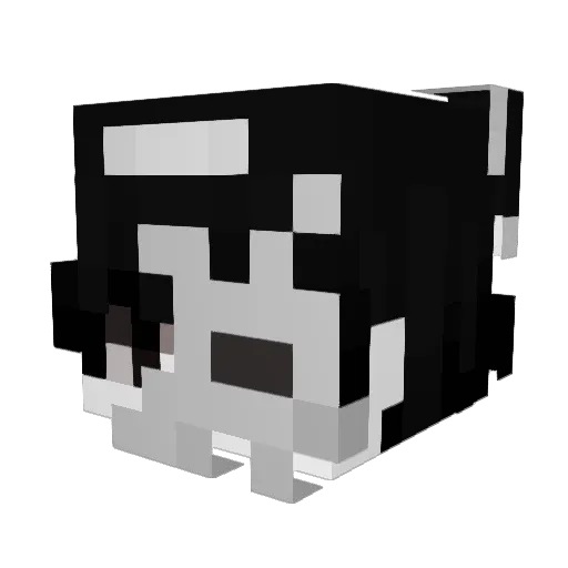 47HAZHIRA Minecraft avatar head, 3D render