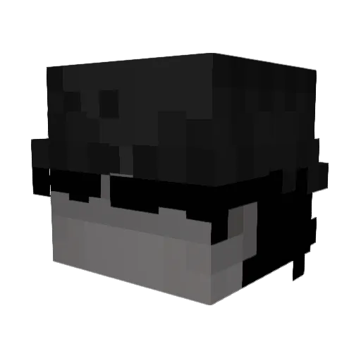 47lorbanned Minecraft avatar head, 3D render