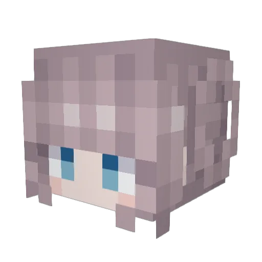 47ms_makizx Minecraft avatar head, 3D render