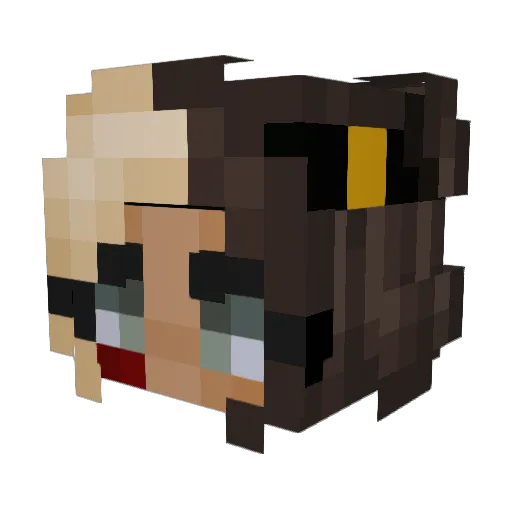 47thFloor Minecraft avatar head, 3D render