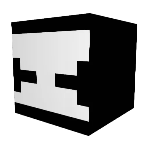 481484142341 Minecraft avatar head, 3D render