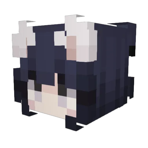 4926 Minecraft avatar head, 3D render