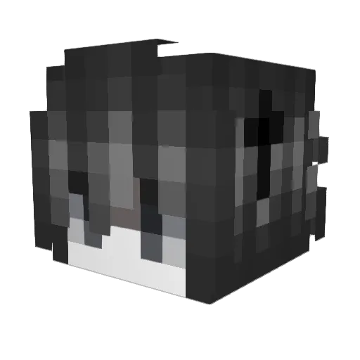 498x Minecraft avatar head, 3D render