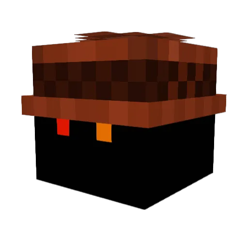 49FlamingArrow Minecraft avatar head, 3D render