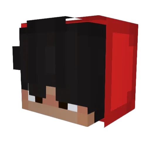 49IQ Minecraft avatar head, 3D render