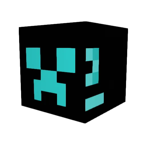 4AJC Minecraft avatar head, 3D render