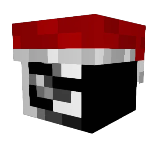 4BZ3 Minecraft avatar head, 3D render