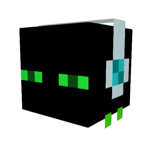 4DMaCk Minecraft avatar head, 3D render