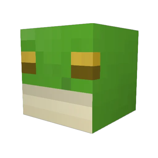 4G_Tactical Minecraft avatar head, 3D render