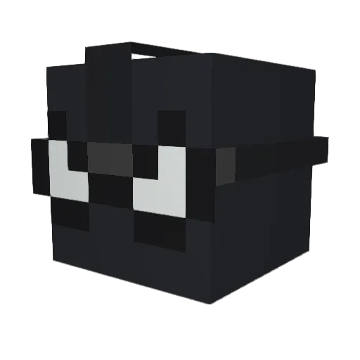 4Headstapler Minecraft avatar head, 3D render
