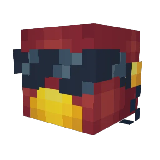 4KEEPS Minecraft avatar head, 3D render