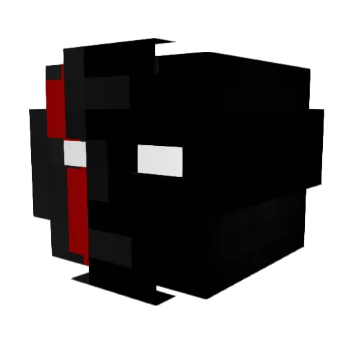 4KEUS Minecraft avatar head, 3D render