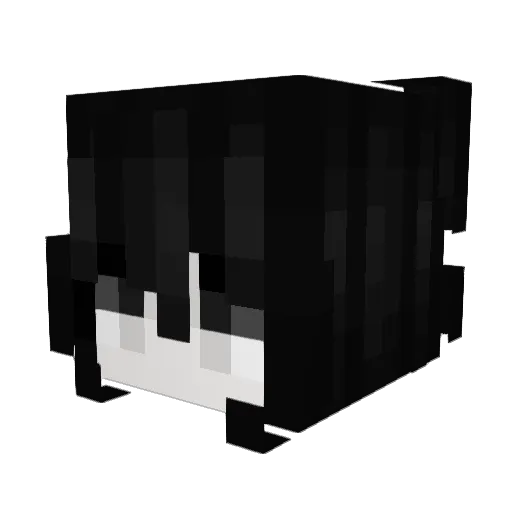 4KHolzwand Minecraft avatar head, 3D render