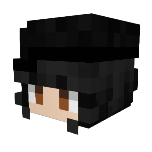 4K_nate Minecraft avatar head, 3D render