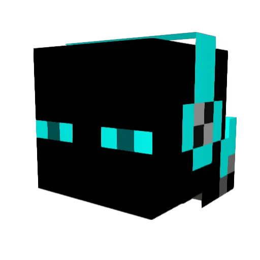4KiBOY Minecraft avatar head, 3D render