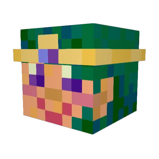 4Kitty4 Minecraft avatar head, 3D render