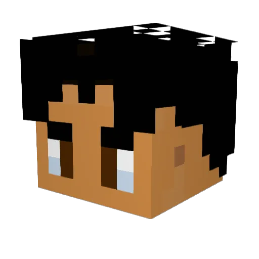 4Konsight Minecraft avatar head, 3D render