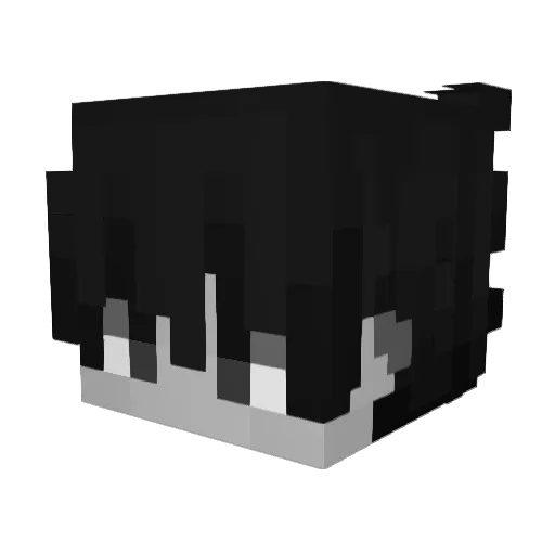 4Kosa Minecraft avatar head, 3D render