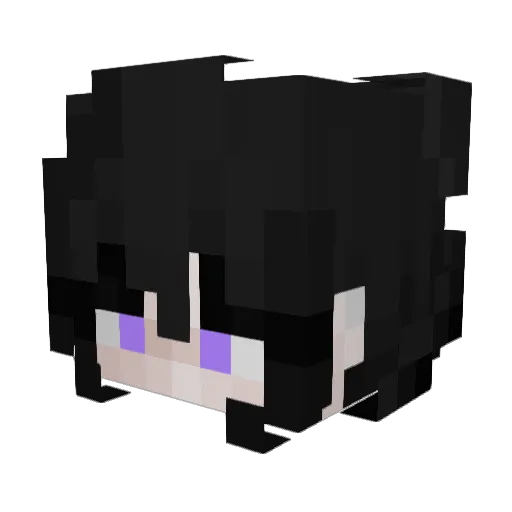 4L1C3_ Minecraft avatar head, 3D render