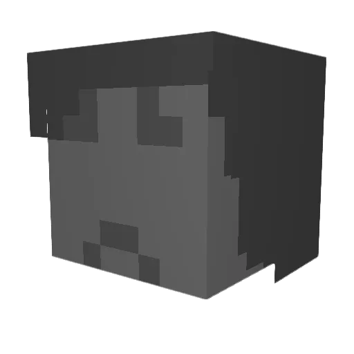 4L73R Minecraft avatar head, 3D render