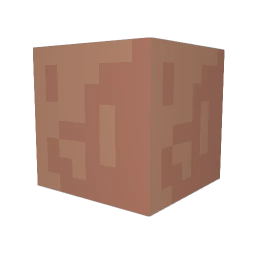 4Lynx Minecraft avatar head, 3D render