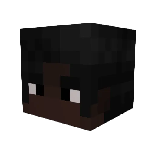 4MOVE1 Minecraft avatar head, 3D render