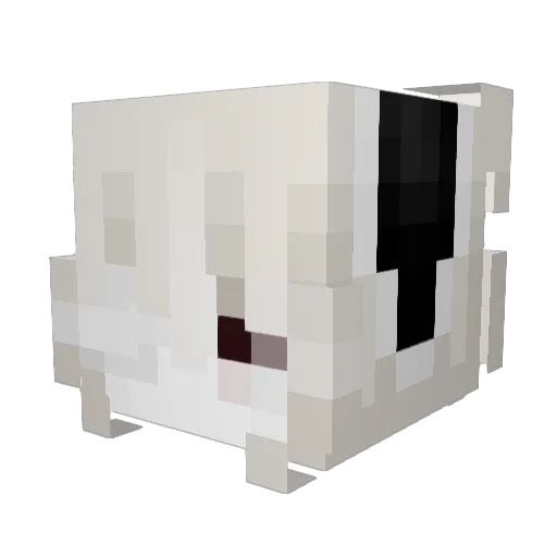 4Odysseys Minecraft avatar head, 3D render