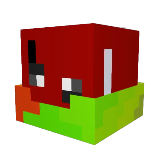 4PointDragon Minecraft avatar head, 3D render