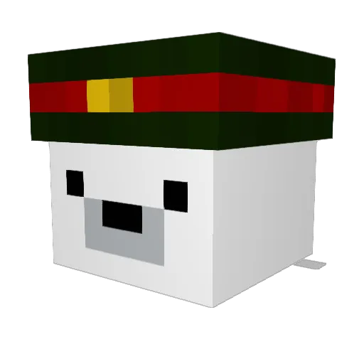 4Savage4 Minecraft avatar head, 3D render