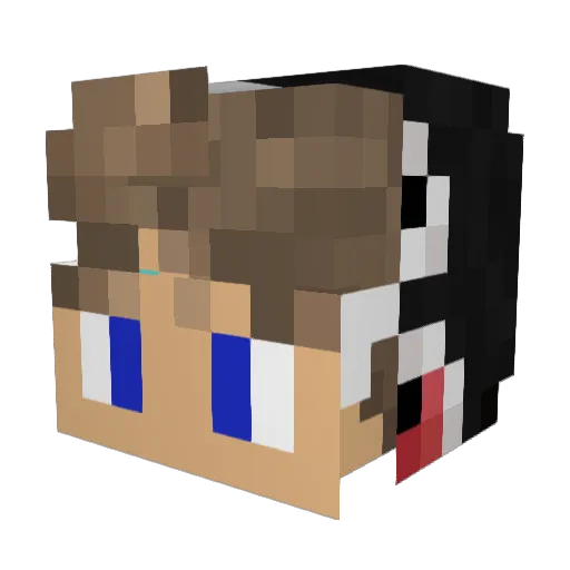 4StarMinecraft Minecraft avatar head, 3D render