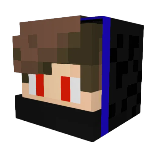 4TaktPower Minecraft avatar head, 3D render
