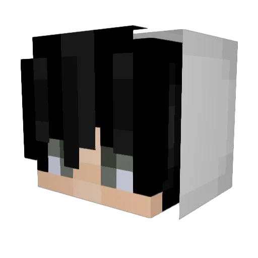4YOU2 Minecraft avatar head, 3D render