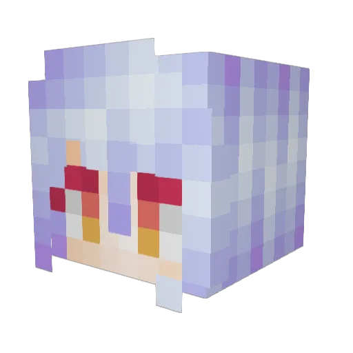 4Zach_sucks_L Minecraft avatar head, 3D render