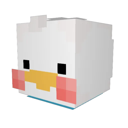 4ark_ Minecraft avatar head, 3D render