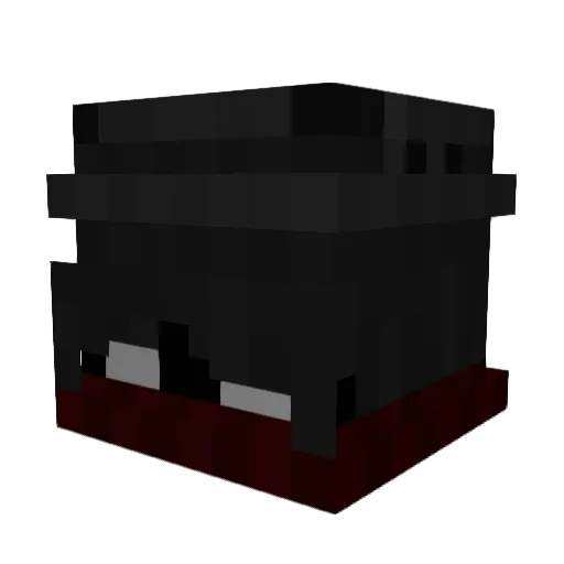 4atm Minecraft avatar head, 3D render